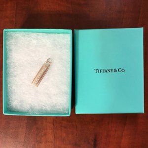 Tiffany & Co. Silver Bar Pendant with gift box